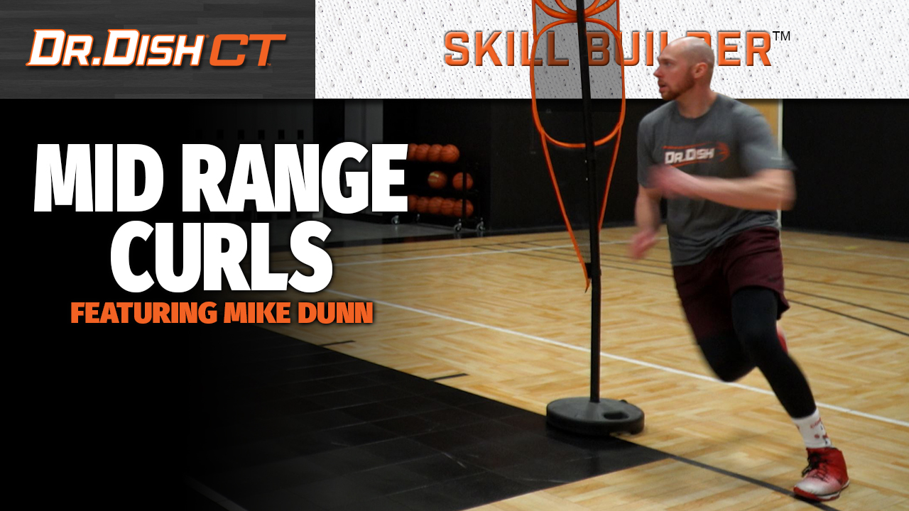 Basketball Shooting Drills MidRange Curl workout with Mike Dunn